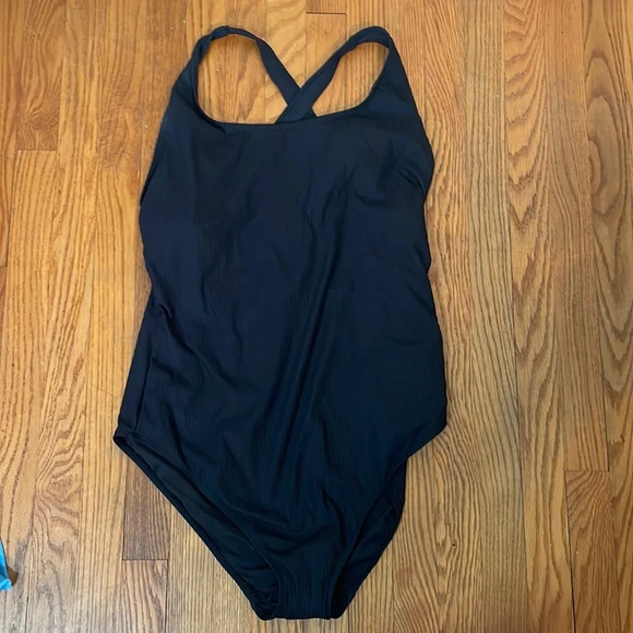 Andie The Tulum Rib One Piece LT Swimsuit Black Plus Size XXXL Tall NWT - Picture 3 of 7